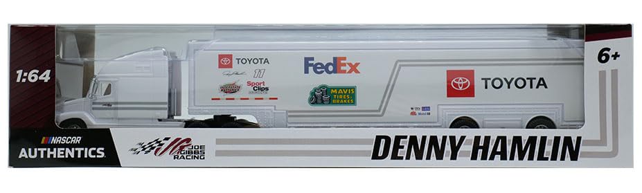 Lionel Racing Denny Hamlin 2024 FedEx Diecast Hauler 1:64 Scale